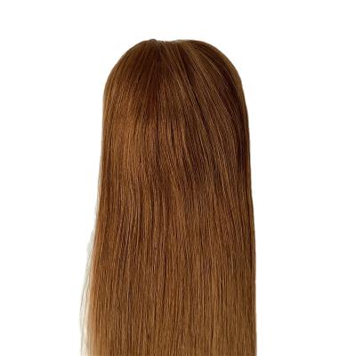 China Silky Straight Wave Balayage Highlight #8/60 Color Hair Toppers Cut In Hairpiece Hair Top Fringe For Hair Thinning Women for sale