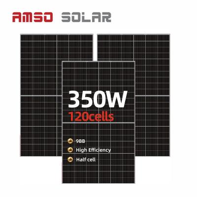 China Performance Big Low Price 350w Solar Panels With 120 Cell Solar Cell For Sale AS350S7 for sale