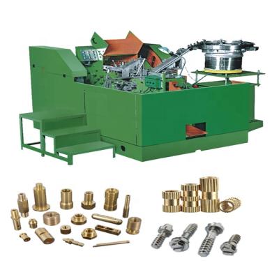 China Automatic Copper Nut Mold Reheader Bolt Open Close Narrow Cold Hollowing Machine for sale