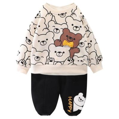 China Casual boys and babies spring and autumn leisure sports suit boys fashion clothes boys and children for sale