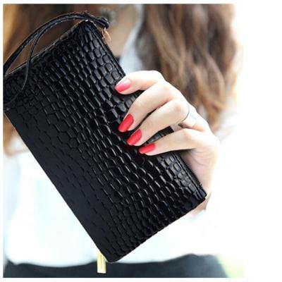 China Promotion High Quality Designers Women's Purses And Crocodile Lady Handbags Luxury PU Coin Purse Women's PU Leather Purse for sale