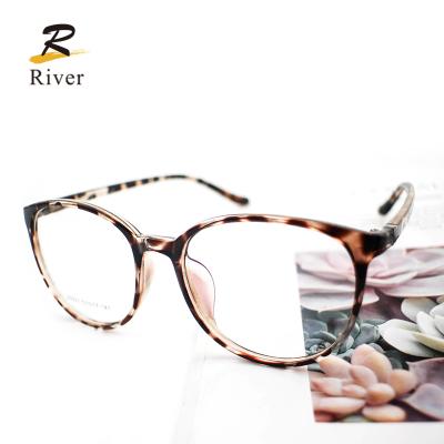 China For Optical Glass Leopard Print TR Ultralight Around Eyeglass Frames for sale