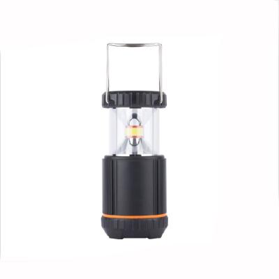 China ABS Collapsed Circular 360 Degree COB LED 3AA Battery Cable Camping Lantern 1000lm for sale