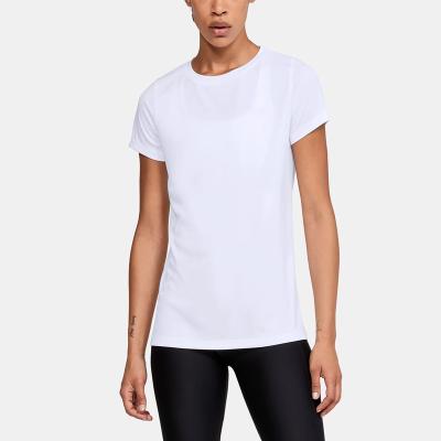 China QUICK DRY Women's 100% Cotton White Free Sleeve T-shirt Female Girls Solid Color Summer Fire T-Shirts For Women for sale