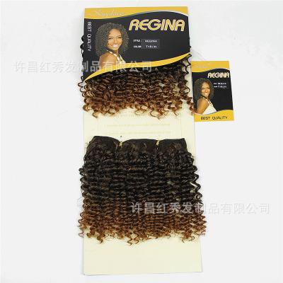 China Long Curly Hair With Slant Bangs Wholesale 18 Inch Water Wave Synthetic Braids New Solid Color Braiding Hair Passion Wist Crochet Braid Synthetic Hair for sale