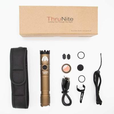 China IPX-8 Lumens Tactical Water Resistant Flashlight ThruNite BSS V4 Flashlight 2523 USB Rechargeable Flashlight for sale