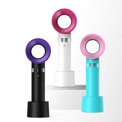 China New Arrival Cooling Mini Fan For Eyelash Extension Korean Bladeless for sale