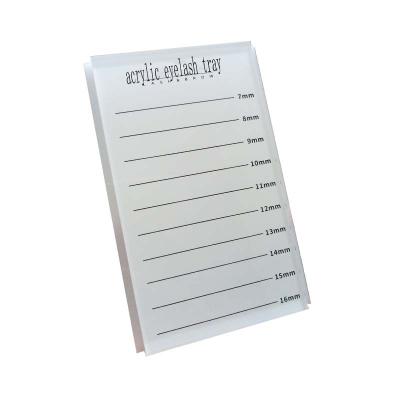 China professional custom size private label supplier custom acrylic eyelash holder for eyelash salon 129X75 mm for sale