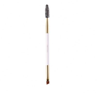 China Wholesale Eyelash Brush Cleaning Makeup Tools Disposable Eyelash Extensions Cleaning Gold Handle Plastic Brush for sale