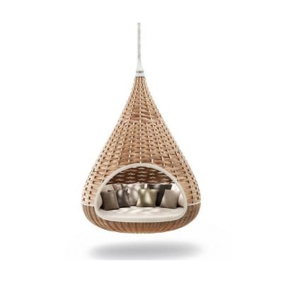 China Super Comfortable High Quality Outdoor Rattan Wicker Balcony Patio Swing Furniture Garden Leisure Lounge Hanging Chair for sale