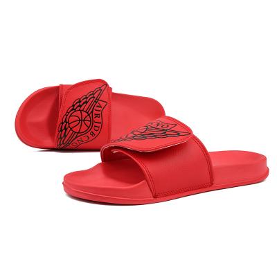 China Fashion Trend Made in China Logo Slide Sandal Strap Sticker Custom Made Adjustable EVA Cheap Slipper for sale