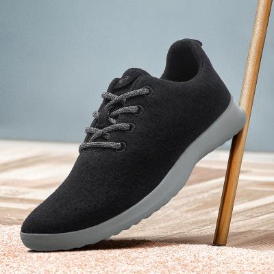 China Fashion Trend Custom Made Logo Sneakers Running Fitness Walking Style Shoes Wool Graphene Shoes for sale