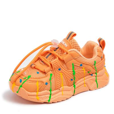 China Hot Sale Night Fluorescent New Arrival Children's Sports Shoes Luminous Walking Shoes 25-36 for sale