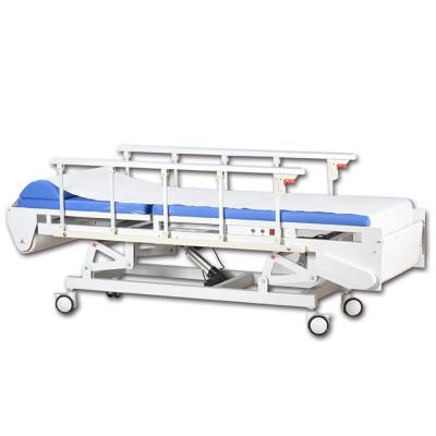 China Adjustable Metal B-Ultrasound Examination Table Sheet Automatic Change Examination Bed for sale