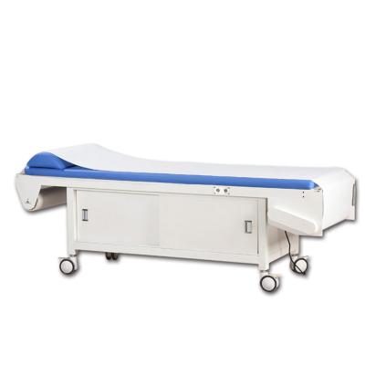 China Electric Metal Clinic Ultrasound Examination Table Sheet Automatic Change Examination Table for sale