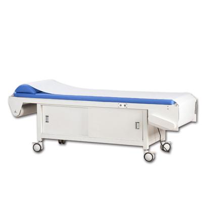 China Metal Ultrasound Examination Table With Sheets Automatically Change Ultrasound Examination Bed for sale