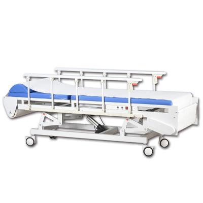 China Metal Change Function Electric Multifunctional Automatic Ultrasound Examination Paper Table With Pillow for sale