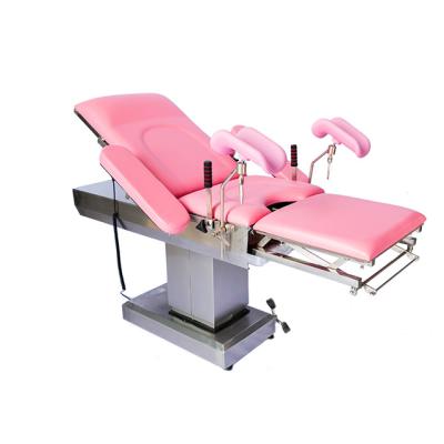 China Metal Electric Gynecology Examination Table Obstetric Delivery Bed For Woman Giving Birth for sale