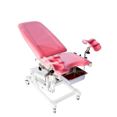 China Metal Electric Gynecology Table Gynecology Examination Table Obstetric Chair for sale