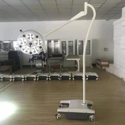 China Hospital Floor Type LED Surgical Light Shadowless Operating Lamp Portable Operate Lamp for sale