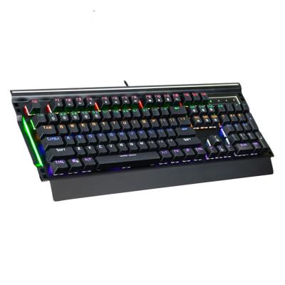 China Gaming Mechanical Special Desktop Gaming Keyboard E-sports Bar Computer Support Hand Strap Cap Key Square Aluminum Alloy Keypad Keyboard for sale