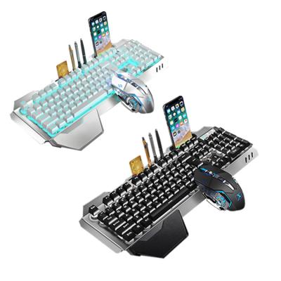 China OEM Professional Keyboard 3-RGB Gamer Keyboard Cyan 104 PC Keys Keyboard Mouse Combo for sale