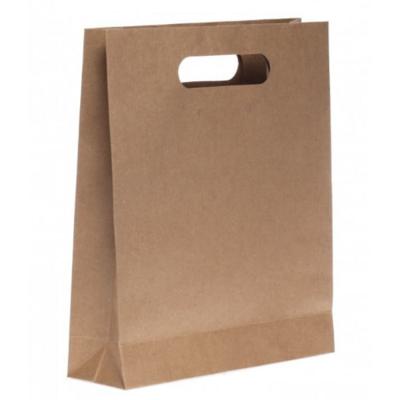 China Recyclable Recyclable Paper Bags Paper Retail Gift Bags Paper Shopping Bags With Die Cut Handle for sale