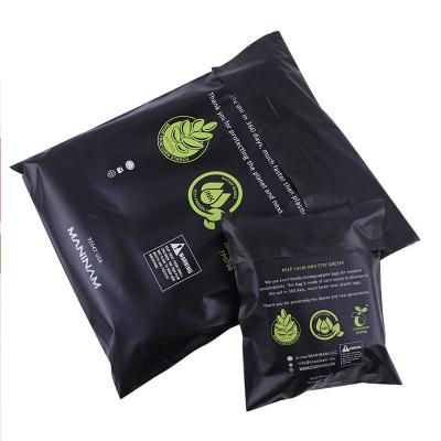 China Biodegradable Custom Mailing Bags Mailing Bag Envelopes Biodegradable Mailing Bags Black Polymailer for sale