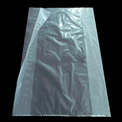 China LDPE HDPE Clear Poly Plastic Moisture Proof Cellophane Side Gusseted Waist Bag for sale