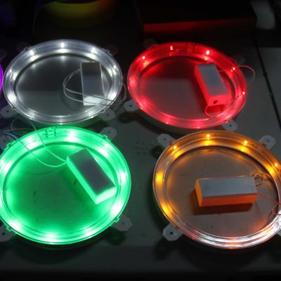 China Plastic and LED Lights RJ 16 Colors Change Cornhole Board Edge and Ring LED Lights Cornhole Light for sale