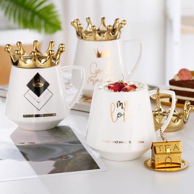 China RJ PORTABLE Eco Friendly Coffee Mug with Stylish Crown Cover for sale