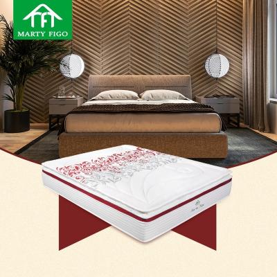 China High Quality Natural Cool Spring Hotel Pocket Furniture Memory Foam Gel Latex Gel Memory Foam Latex Sleep Two Queen Cooling Mattress for sale