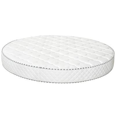 China Hypoallergenic Luxury Round Style Latex Foam Pocket Spring Bed Mattress JT54 for sale