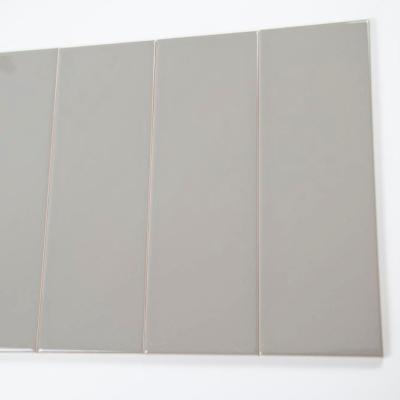 China Good Quality 100x300mm Modern Kitchen Vitagres Gray Matte Wall Tile for sale