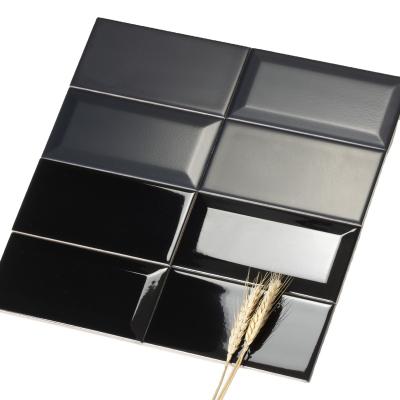 China Vitagres CLASSIC hot sale black subway tile glazed ceramic wall tile bathroom wall tile for sale