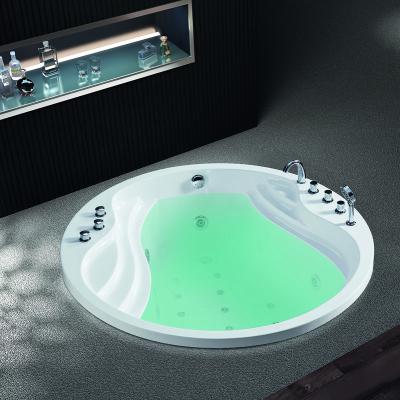 China Vitagres Hot Tub Spa Hotel Circle Enclosed Drop In Indoor Bathtub Soak Acrylic Tub Bathtub for sale