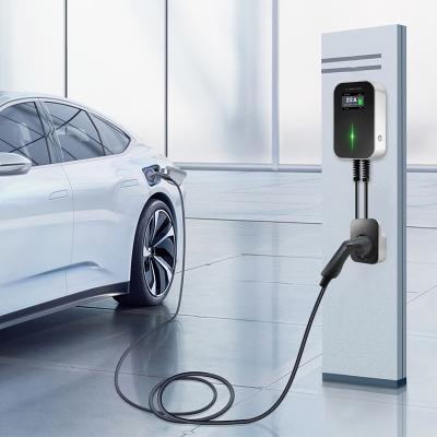 China Factory price EVSE 22kw EV surge protection wallbox 32A charging station fast electric car charger for sale