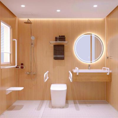 China Modern SMC EXIT Prefab Bathroom Pod Modular All In One Bathroom Camping Pods Prefab Toilet House With Bathroom for sale