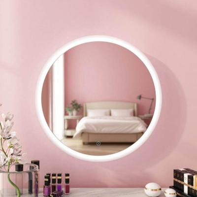 China Sally Circle Wall LED illuminated mirror for bathroom and make-up with anti-fog function for sale