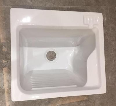 China Modern CUPC Certificated Acrylic White Color Laundry And Vanity Sink for sale