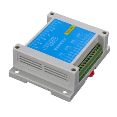 China Modbus RTU protocol 4 in 4 out RS485 control relay module switch input and output PLC module R4I4D for sale