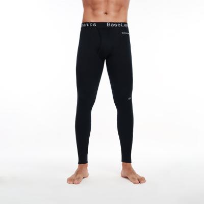 China Thermal Ready To Ship Gray 100%Merino Wool Men's Long Johns Long Johns Thermal MOQ Bottoms Underwear for sale