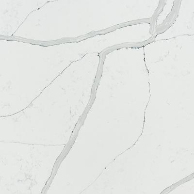 China High Quality Modern Popular Artificial Quartz Stone Calacatta White Surface For Countertop for sale