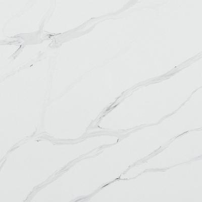 China Best Selling Modern Outdoor Gray Vein Calacatta White Engineered Quartz Artificial Stone For Countertop for sale