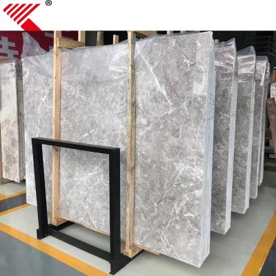 China Natural Gray Marble Slabs For Indoor Flooring Best Price Decoration for sale