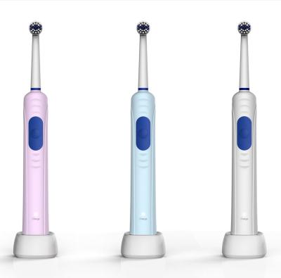 China Battery Operated Rotary Electric Toothbrushes With High Quality For Home Travel Business OEM Best Adult for sale