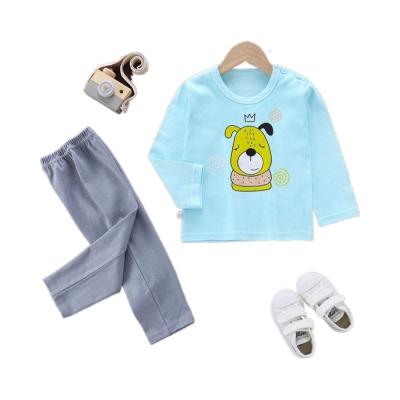 China Smart Casual High Quality Children's Underwear Set Pure Cotton Pajamas Sets Girls Long Sleeves Sleepwear Unisex Sets Boys for sale