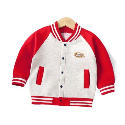 China Smart Casual Children's Baseball Clothes Autumn And Winter New Thickened Baby Coat Casual Boys And Girls Cardigan Coat for sale