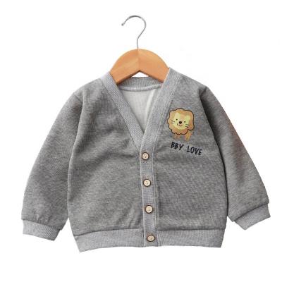 China Washable Children's cardigan coat knit baby spring and autumn V-neck for sale