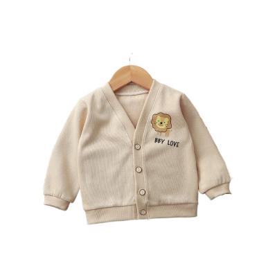 China Washable Children's clothing Spring coat Fashion cartoon children's sweater Autumn baby cardigan top Boys' Baseball uniform for sale